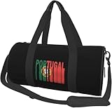 TAOACHENGIAN Retro Portugal Flag Garden Flag Convertible Garment Bag with Shoulder Strap, Carry on Garment Duffel Bag