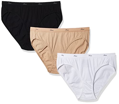 Listado de Tiendas de Ropa Interior para Dama para comprar hoy. 44 Hanes, Panty Cotton Corte Bikini Dama 3 Pzas, 07, Colores Surtidos