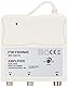 Metronic 432176 - Innenverstärker mit FM-UHF-Verstärkungsregulierung, einstellbarer Verstärkung bis zu 30 dB, 4G-Schutz, TV-Buchsen, Durchmesser 9,52 mm, Farbe: Weiß