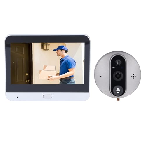 Timbre con Vídeo, 2MP 1080P 5000MAH PIR Detección Infrarroja Visi...