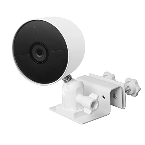 Outdoor Gutter Mount Anbage Compatible with Google Nest Cam (Battery), Arlo HD, Arlo Pro, Arlo Pro 2, Arlo Ultra/ Ultra 2, Arlo Go Adjustable Security Camera Gutter Mount Upward Style