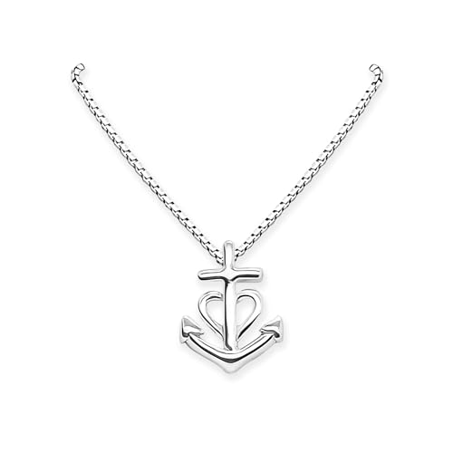 Alexandareasjewels Dainty Anchor Cross Necklace