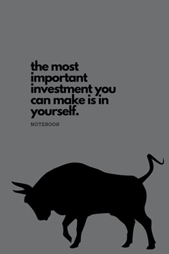  Investment/Stock Market Notebook with Inspiring Quotes 200 pages