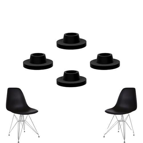 Juego de 4 almohadillas de silla compatibles con Eames Eiffel