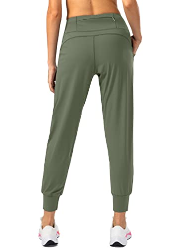 Image of Soothfeel Women's Joggers with Zipper Pockets High Waisted Athletic Workout Yoga Pants Joggers for Women