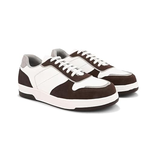 Image of STANPHORD Mens Rapidcore Sneakers Colourblocked Mid Top Lace Up Sports Casual Shoes | Comfortable & Lightweight Stylish Outdoor Shoes for Party, Daily & Occasion Wear | Smart & Trendy Shoe