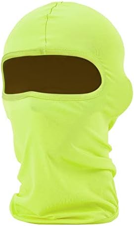ROXUN Balaclava Ski Mask, Neck Gaiter Motorcycle Scarf, Summer Cooling UV Protector for Men/Women Fluorescent Yellow