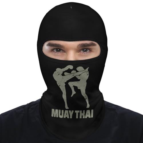 Image of Muay Thai Balaclava Face Mask Ski Warmer Windproof Hood Outdoor Sports Cycling Sun Protection Mask