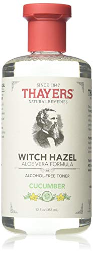 Thayers Witch Hazel Toner With Aloe Vera Formula Alcohol-Free Cucumber - 12 Oz, Pack of 3