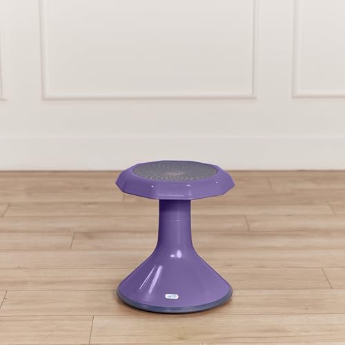 Image of ECR4Kids ACE Active Core Engagement Wobble Stool, 15-Inch Seat Height, Flexible Seating, Eggplant