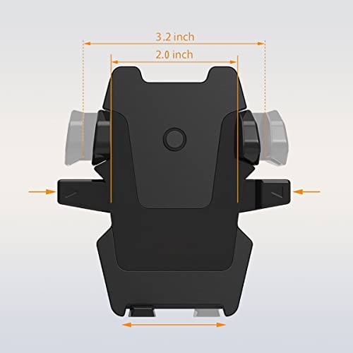 Image of KACA Universal Car Mount Mobile Holder Stand | Strong Suction Cup, Double Shift Locking for Dashboard Windshield | Long Telescopic Arm, 360 Rotatable Head| for All Mobile Phones