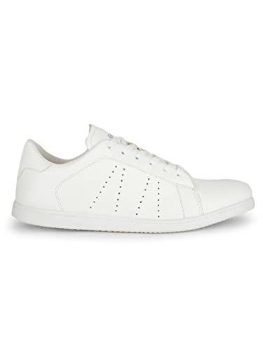 Image of Liberty Gliders Anderson Casual Lacing Sneakers for Men - Black, Tan & White | Suitable for Travel, College, Office | Comfortable Slip-On Casual Shoes | Lightweight Stylish Fashion Footwear for Gents