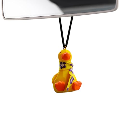 Ornamento de pato para carro | Espelho retrovisor bonito do pendente do carro do pato ornamentos,Dec