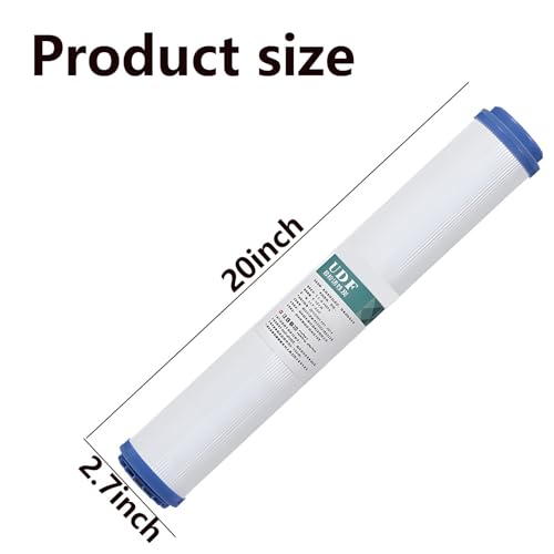 Filtre charbon actif UDF 20x2.5 traitement eau calcaire chlore - 3
