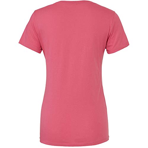 Bella Ladies/Womens The Favorite Tee Short Sleeve T-Shirt (L) (Dark Heather) #TOP4