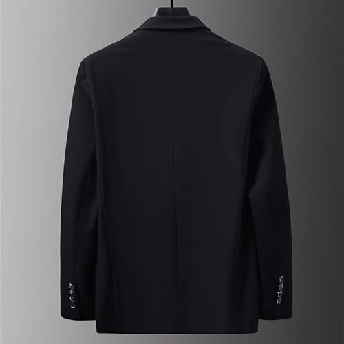 Men's Lightweight Solid Blazer Business Casual Regular Fit Suit Jacket Two Button Comfortable Stylish Sport Coat4