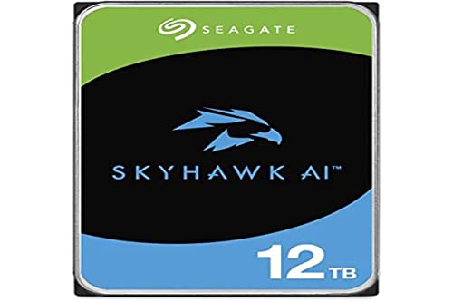 Image of Seagate Skyhawk AI ST12000VE001 12 TB Hard Drive - 3.5 inch Internal - SATA (SATA /600) - Network Video Recorder, Camera Device Supported - 3 Year Warranty (Renewed)