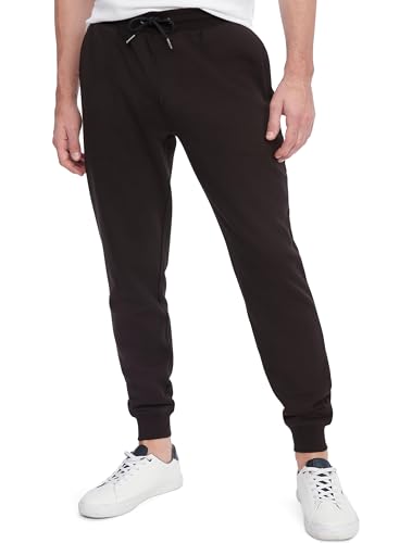 Tommy Hilfiger Mens Essential Fleece Sweatpants Black