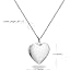 PHOCKSIN Silver Heart Locket Necklace Photo Lockets for Women with Picture inside Best Birthday Gifts for Her