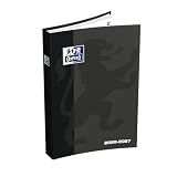 Agenda OXFORD School 12x18cm 1 jour par page 352 pages Sept 26 Sept 27 Noir