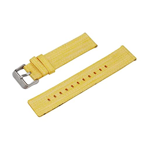 Bracelet en nylon jaune pour Samsung Galaxy Watch 4 40mm