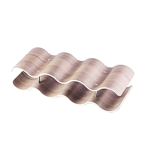Soporte para botellas de vino de madera sólida 42.5x15.5x10.5cm miniatura 1