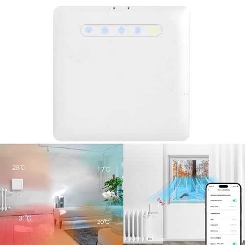Smartes Heizthermostat mit Fernbedienung und Energieoptimierung und Überwachungs-App (B)