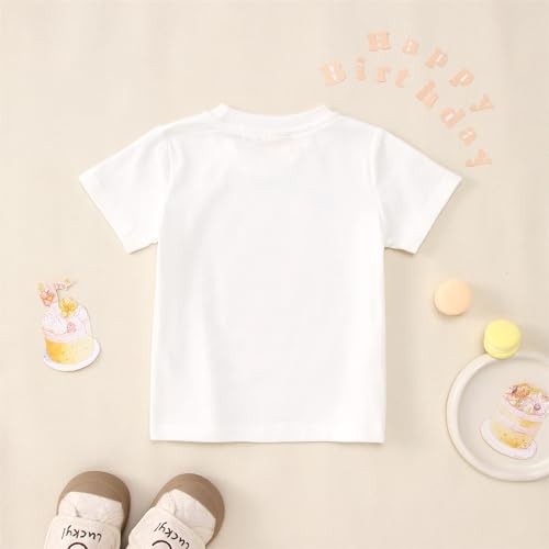 MODNTOGA 1st Birthday Shirt Baby Boy Girl Cute Sun Graphic T-Shirt First B-Day Party Clothes One Year Old Summer Outfit Tops2