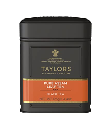 Taylors of Harrogate Pure Assam Leaf Tea 125g CADDY