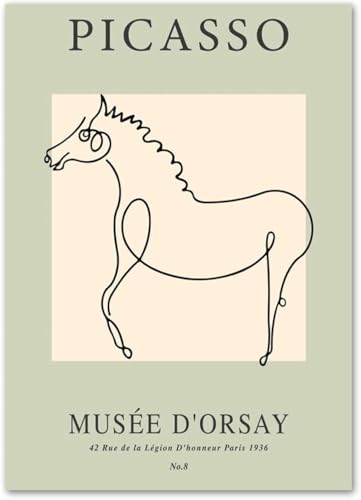 Pablo Picasso affiche cheval 40x60cm pour moderniser facilement votre déco murale