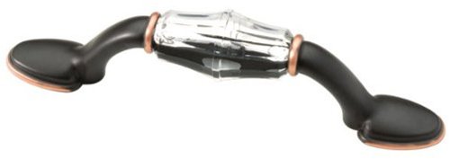 Liberty P15568C-472-C 3 Faceted Acrylic Insert Cabinet Hardware Handle Pull