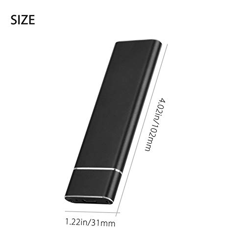 Caja externa para disco M.2 NGFF a USB 3.1 Tipo C aluminio miniatura 4