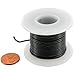 22-Gauge Solid Wire (Black) - 25