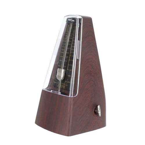 BESPORTBLE Mechanical Metronome for Guitar Piano Violin Drums Precise Beat Interrupter with Smooth Edges for Beginners Music Practice present for Music Lovers