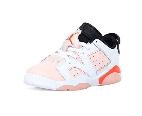 Little Kid's Jordan 6 Retro Low White/Atmosphere-Infrared 23 (DV3528 102) - 11.52