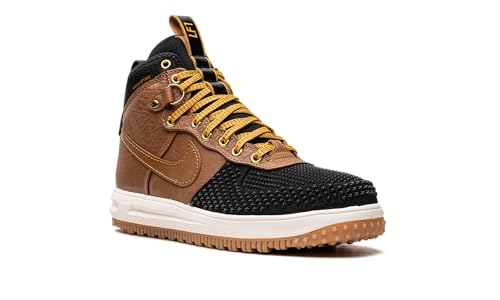 Image of Brown & Black Nike Lunar Duckboot - Goldtone
