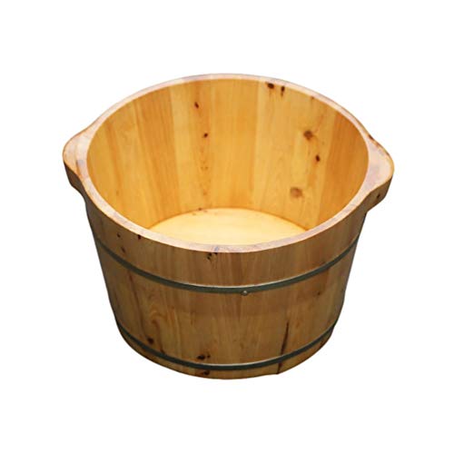 Cubeta de Madera para Baño de Pies de Madera de Cedro Sólido