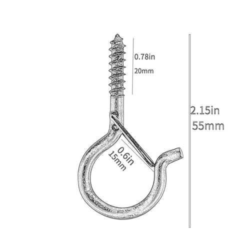 Crochets en S anti-chute de 5,5 cm pour fixer les pots de fleurs sans risque - 3