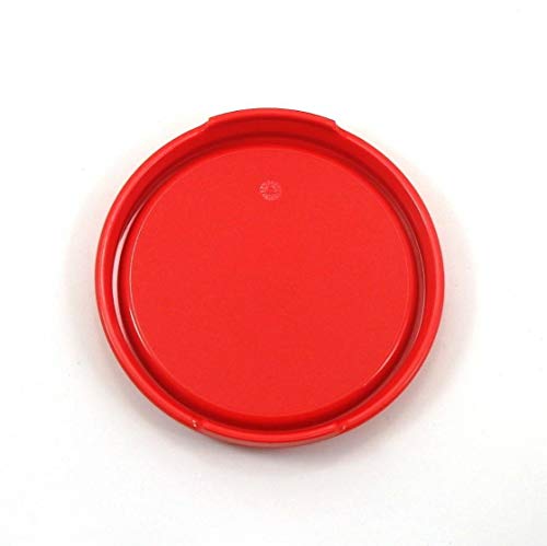 Image of Tupperware 1607 Modular Mates Round Replacement Lid Seal Red