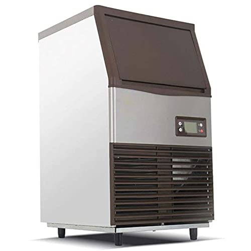 Machine Countertop Commercial Ice Cube Maker Makes 52Lbs Ice in 24 Hrs-Ice Cubes Ready in 15 Mins