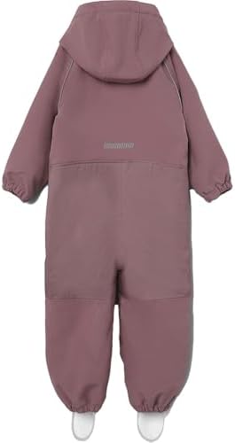 NAME IT MINI unisex softshell buitenspeelpak NMNALFA donkerblauw | wehkamp
