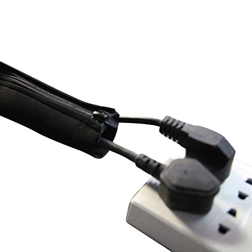 VONKY Gestão Cable Sleeve PC flexível Neoprene cabo Enrole Telefone Fio cabo Hider Tampa Organizer S