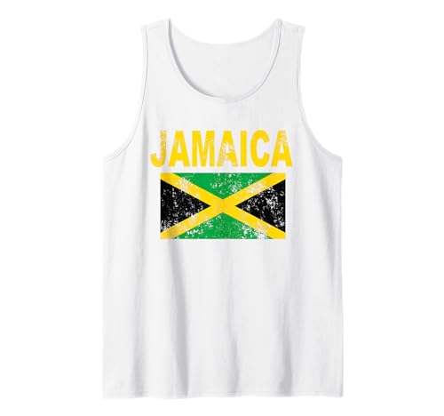 Flag Jamaica T-Shirt Cool Jamaican Flags Men Women Gift Tee Tank Top Small