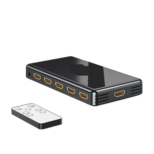 Convertidor Digital, Conmutador Video 5/3 del Interruptor 5x1 3x1 de 4K 60Hz en 1 hacia Fuera con el Control Remoto IR