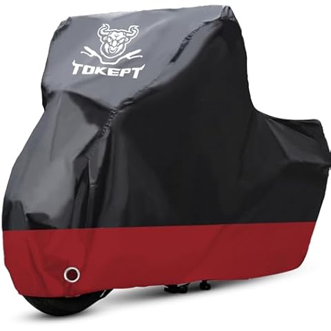 Tokept Black Motorcycle Cover XL Cover