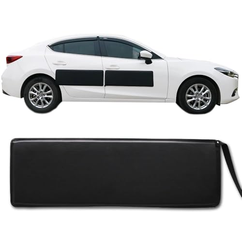 2 Stück Autotürschutz Entfernbarer, Magnetischer Autotürenschutzstreifen, Türkantenschoner für Schutz gegen Stöße und Kratzer (Black, 87x32cm)