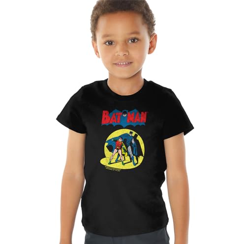 Popfunk Batman Batman and Robin Spotlight Kids T-Shirt for Youth Toddler Boys and Girls