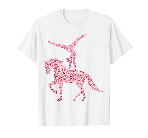 Voltigieren Pferde Reitsport Geschenkideen Voltigieren Volti Pferde Mädchen Reiterin Damen T-Shirt