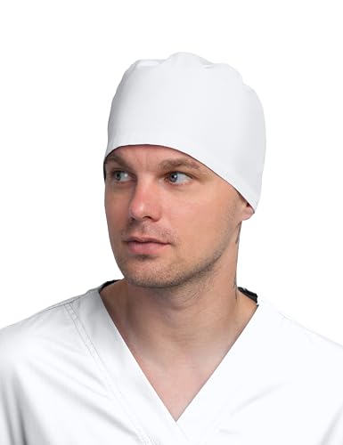 Image of Solid Working Cap Scrub Cap for Women and Men Unisex Surgical Cap Comfortable and Stylish Scrub Hat