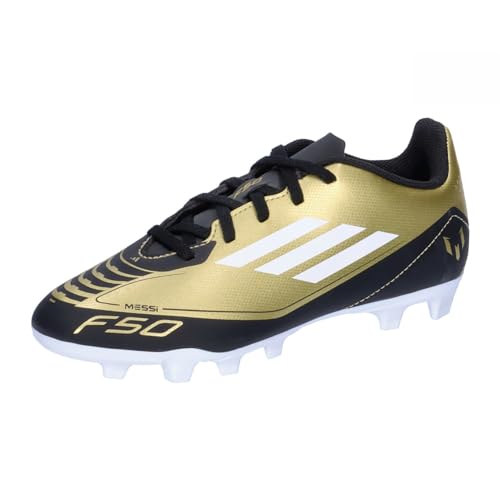 adidas Unisex F50 Club Messi Football Boots Flexible Ground, Gold/Footwear...